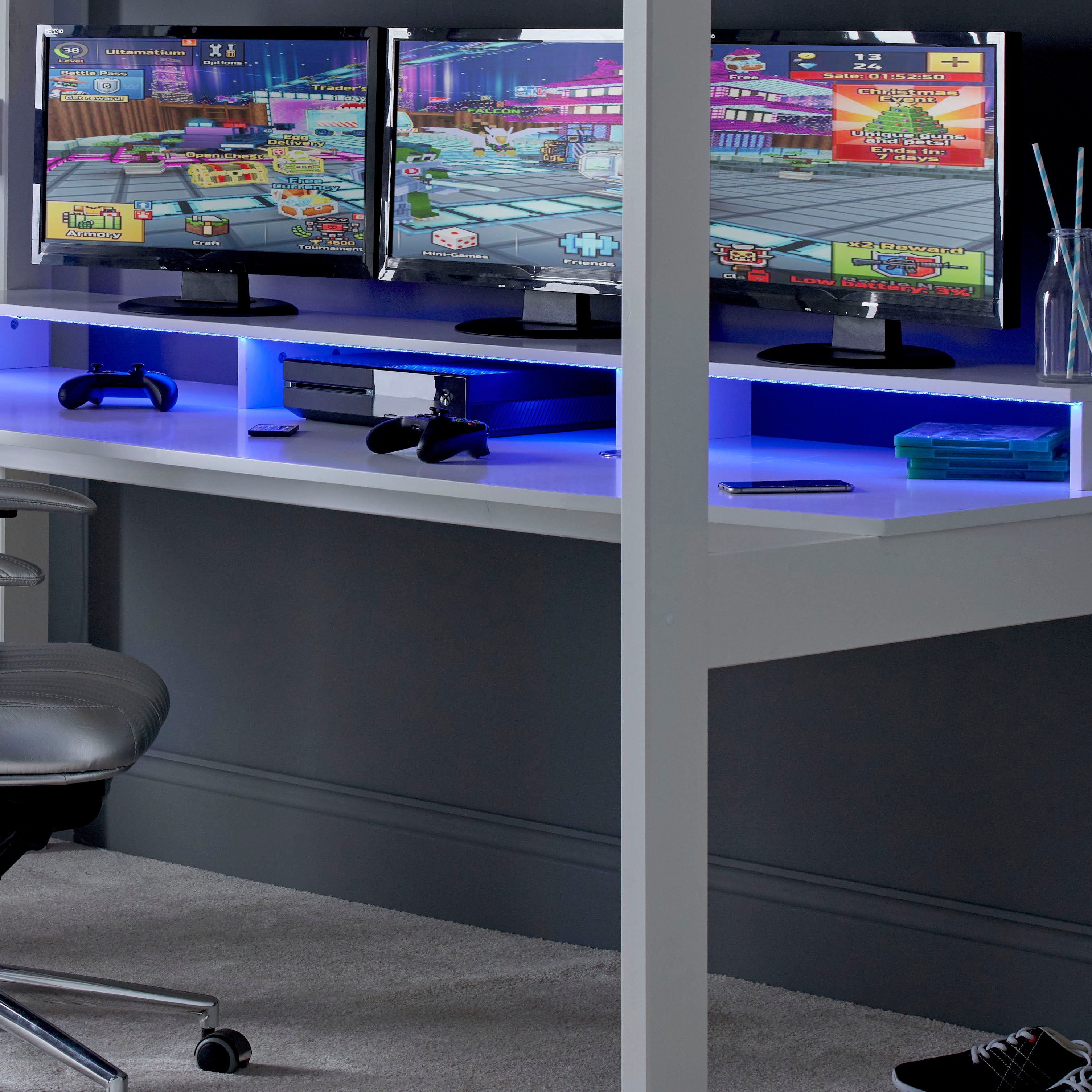 Console gaming desk online